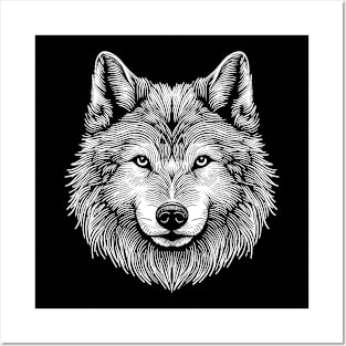 Lone Wolf Sketch Posters and Art